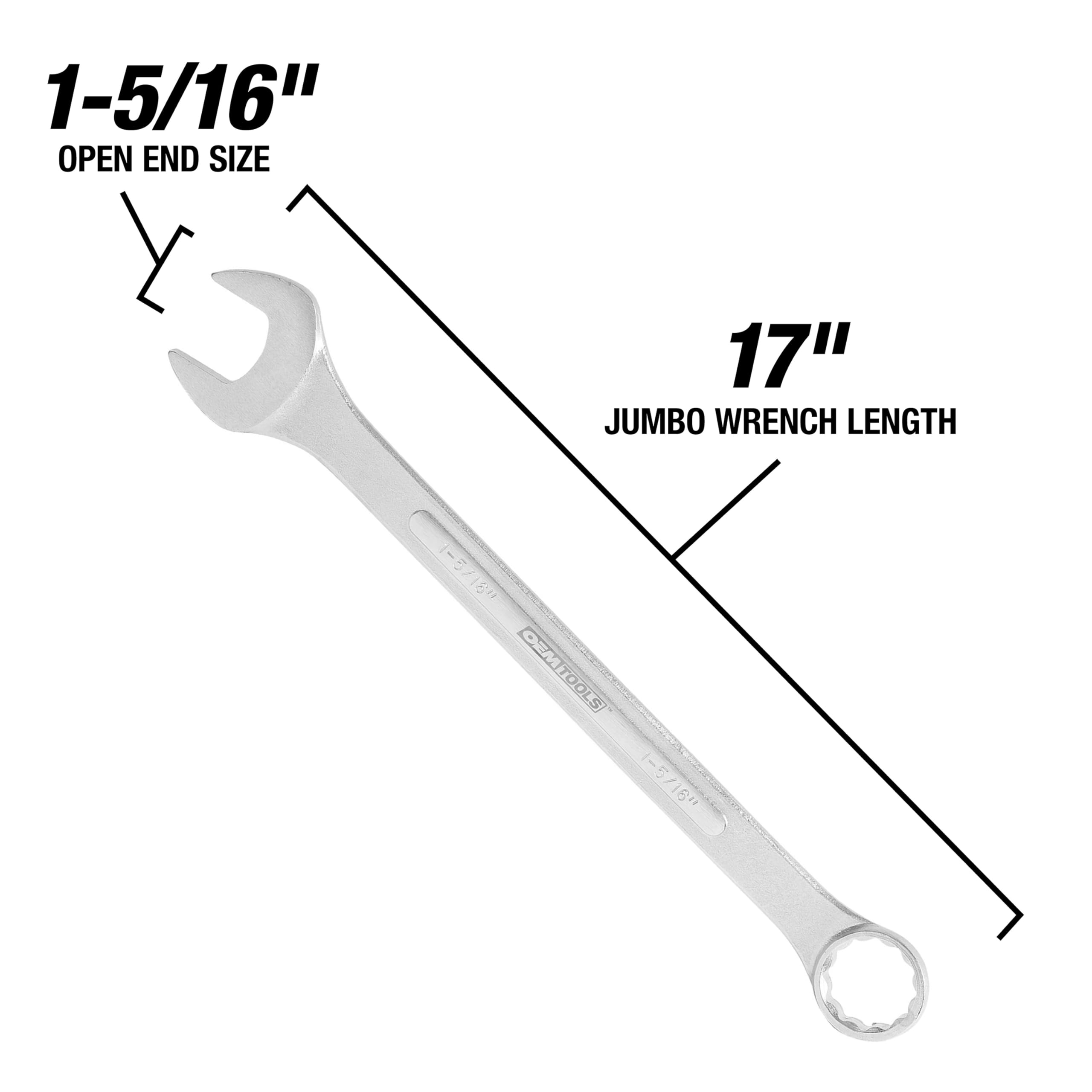 Amazon | OEMTOOLS 1-1/16インチ ジャンボコンビネーションレンチ | スパナ